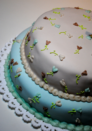 Torta Hegu Detalle torta según estampita