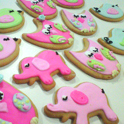 Lechiza, elefante, pajaritos rosas Lechiza elefante pajaritos rosas Baby shower rosado y diferentes